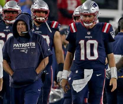 Patriots Bill Belichick, Mac Jones